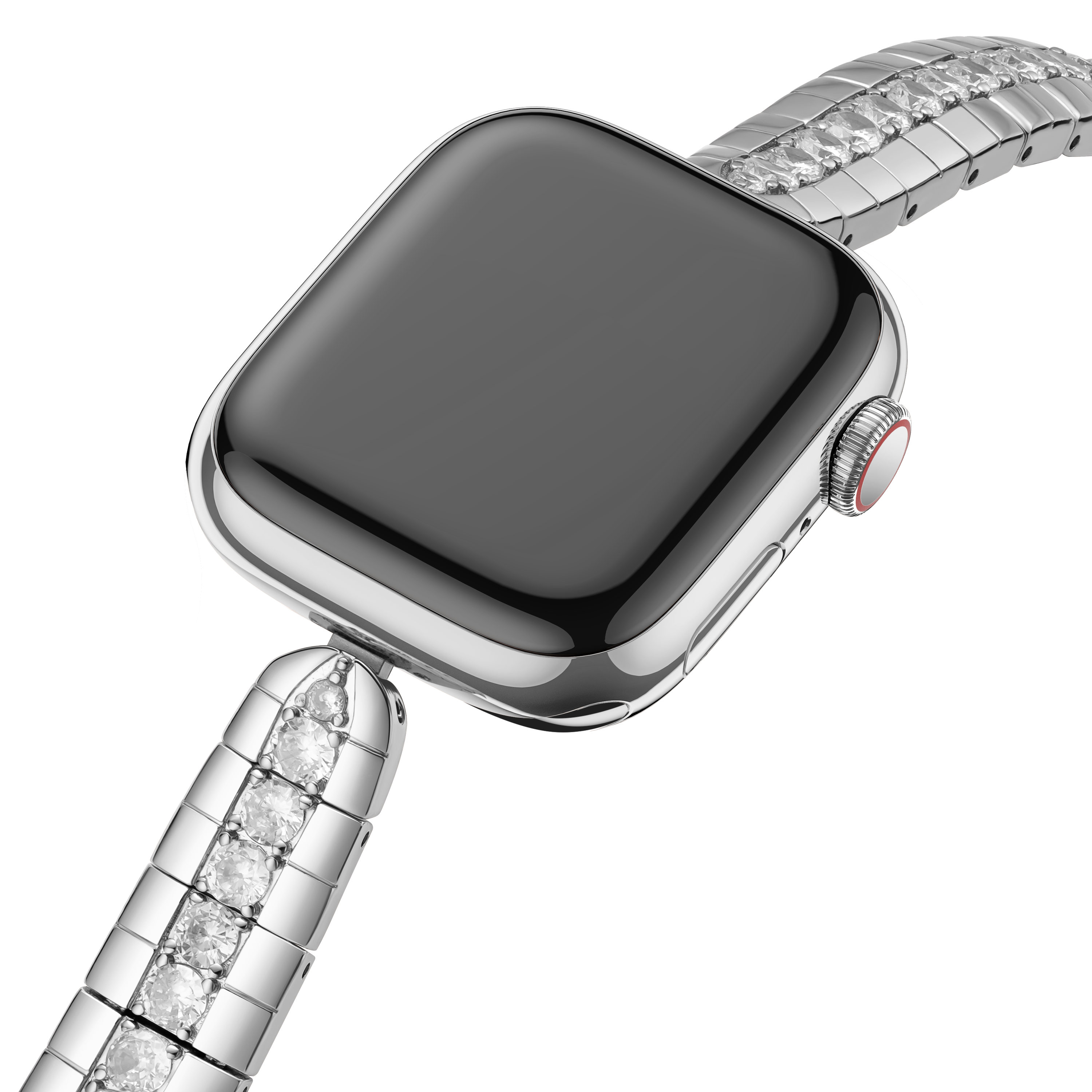Luximal Silver Serpentine Grace Band for Apple Watch