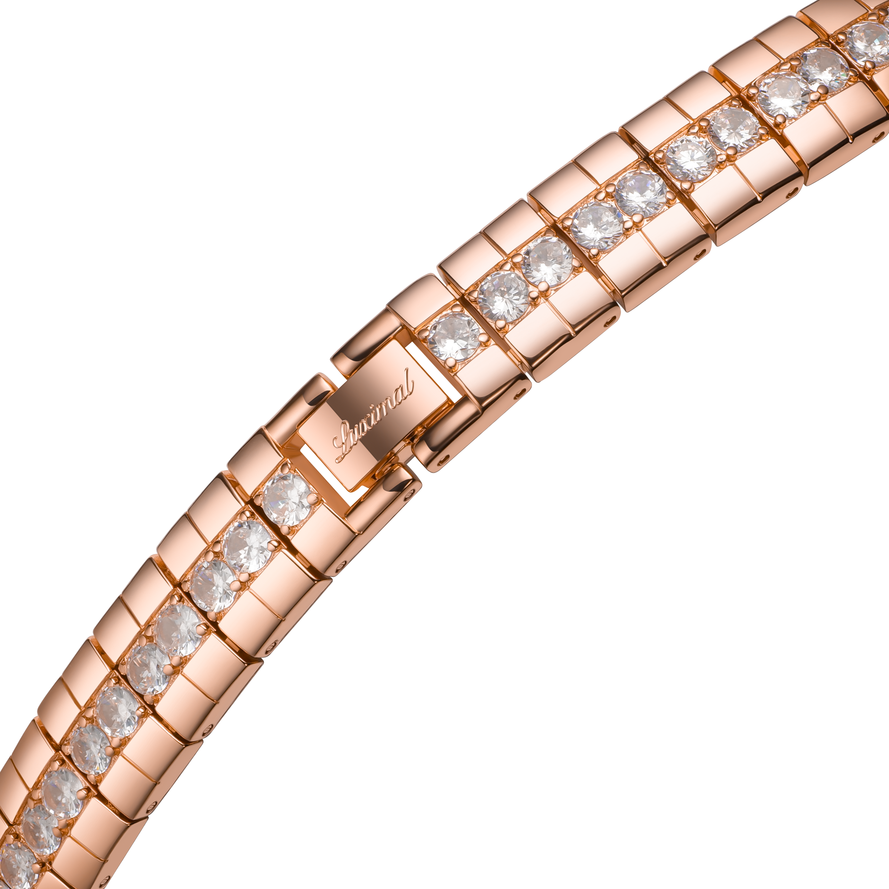 Luximal Rose Gold Serpentine Grace Band for Apple Watch