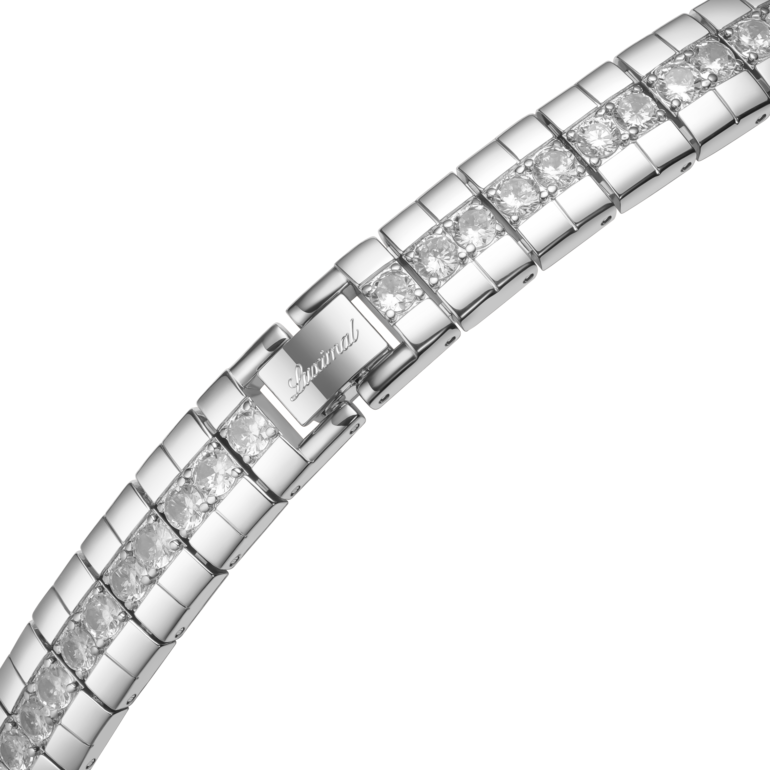 Luximal Silver Serpentine Grace Band for Apple Watch