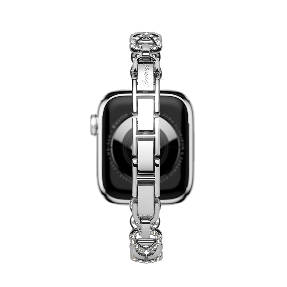 LUXIMAL Sliver Pavé Chain for Apple Watch