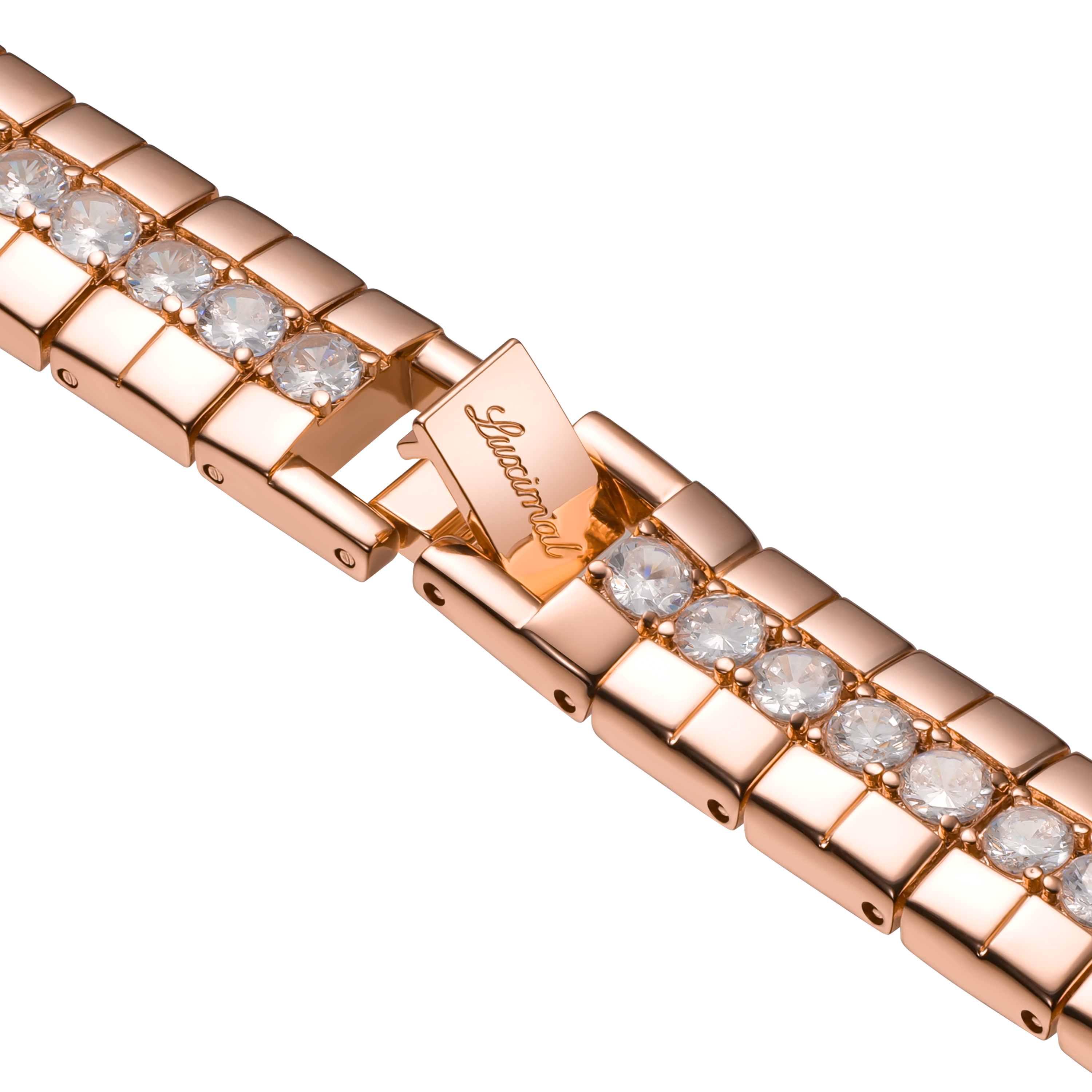 Luximal Rose Gold Serpentine Grace Band for Apple Watch