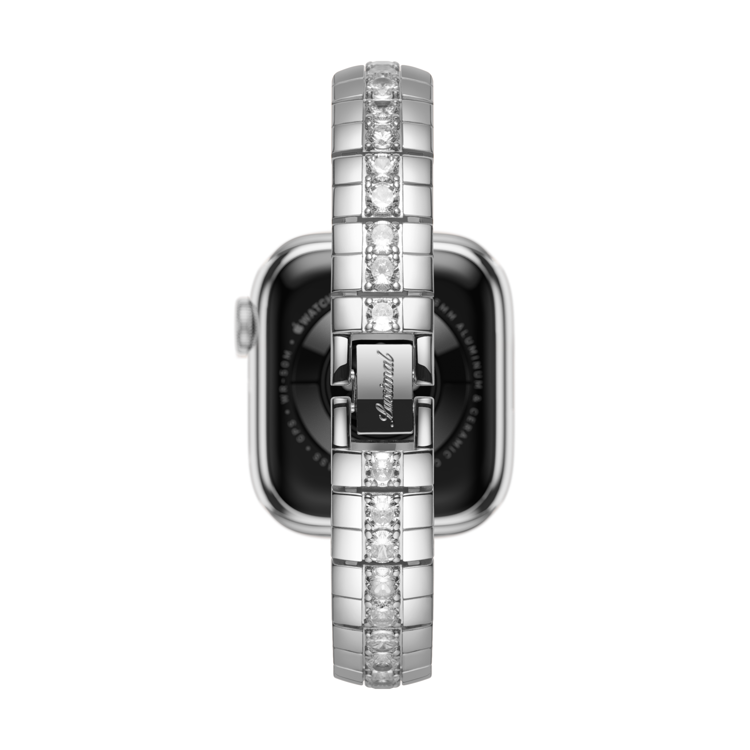 Luximal Silver Serpentine Grace Band for Apple Watch