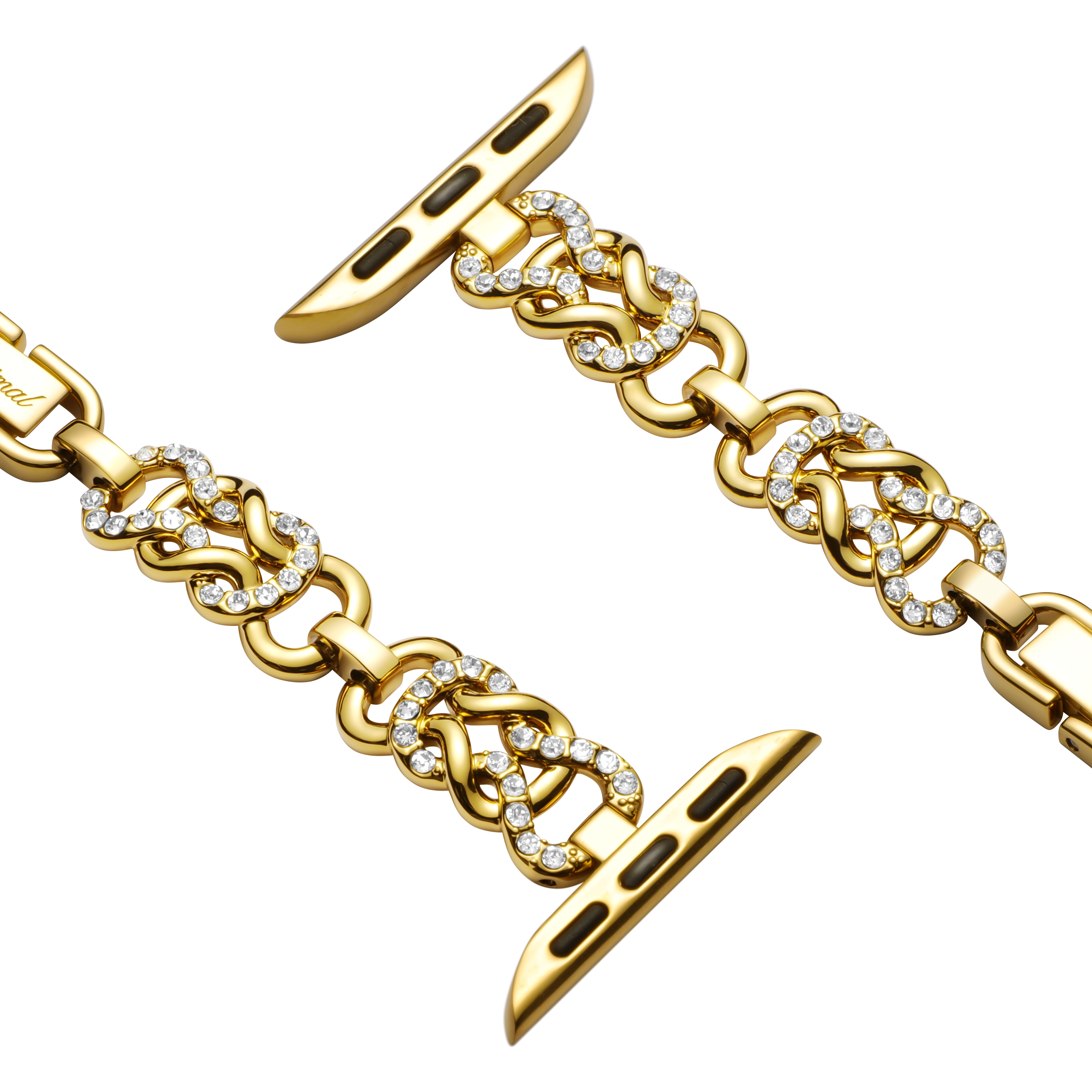 Gold Pave Chain for Apple Watch