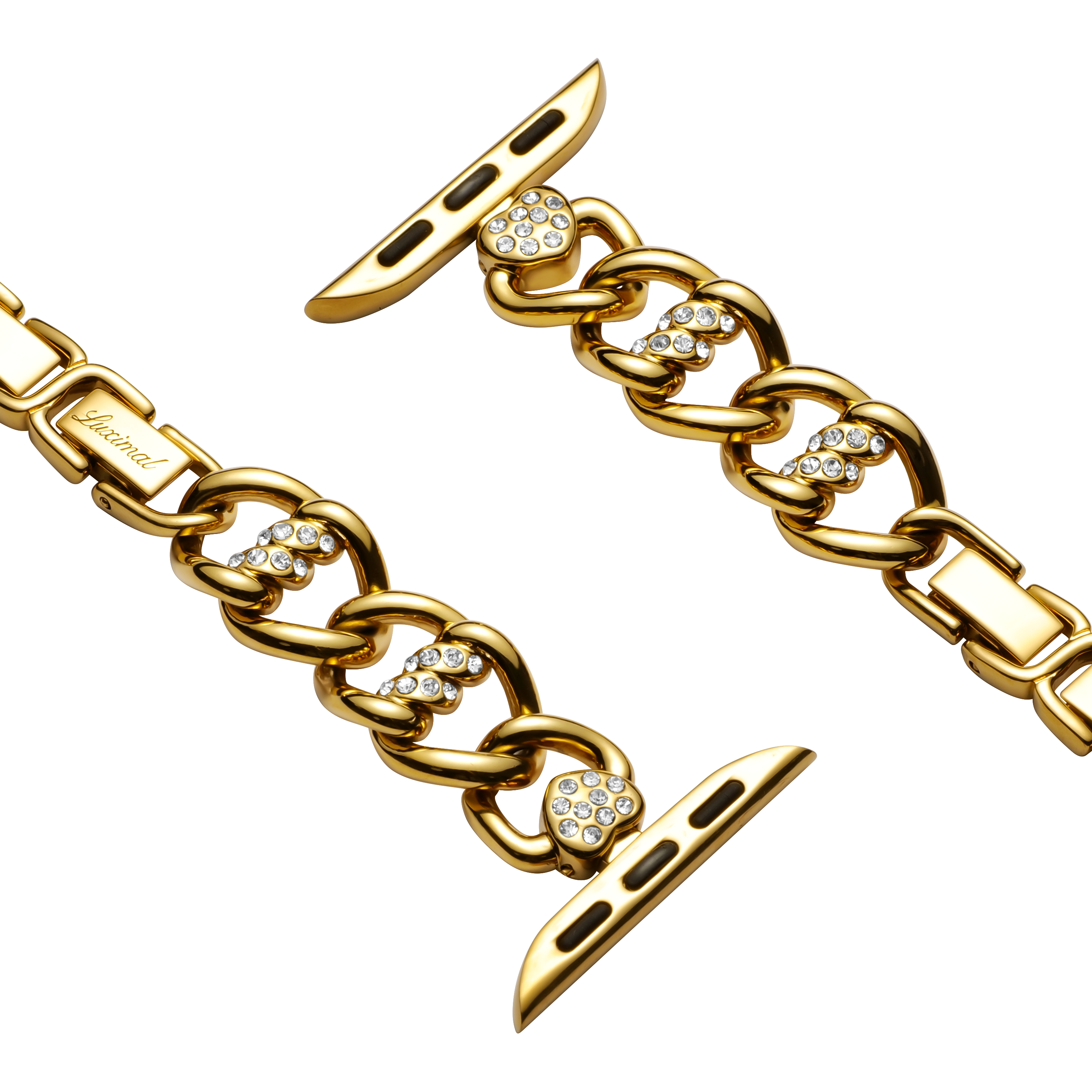  Close-up detail : Each zircon is carefully selected, sparkling like the radiant spark of affection. 