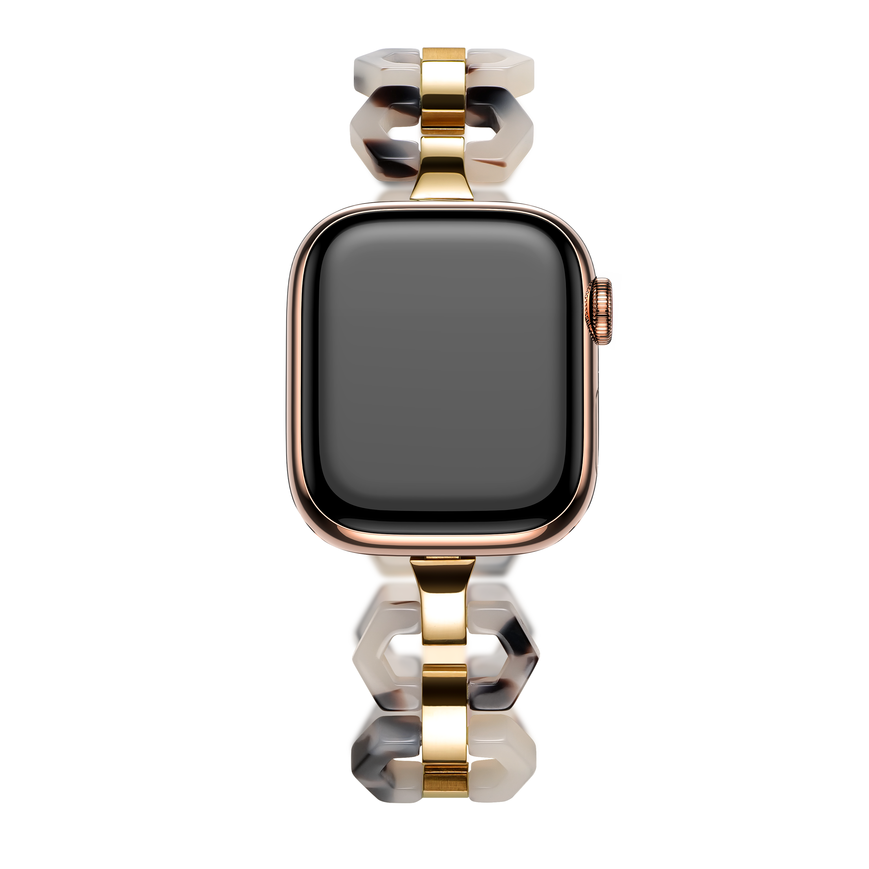 Luximal Smoky Amber Hex-Link Band for Apple Watch