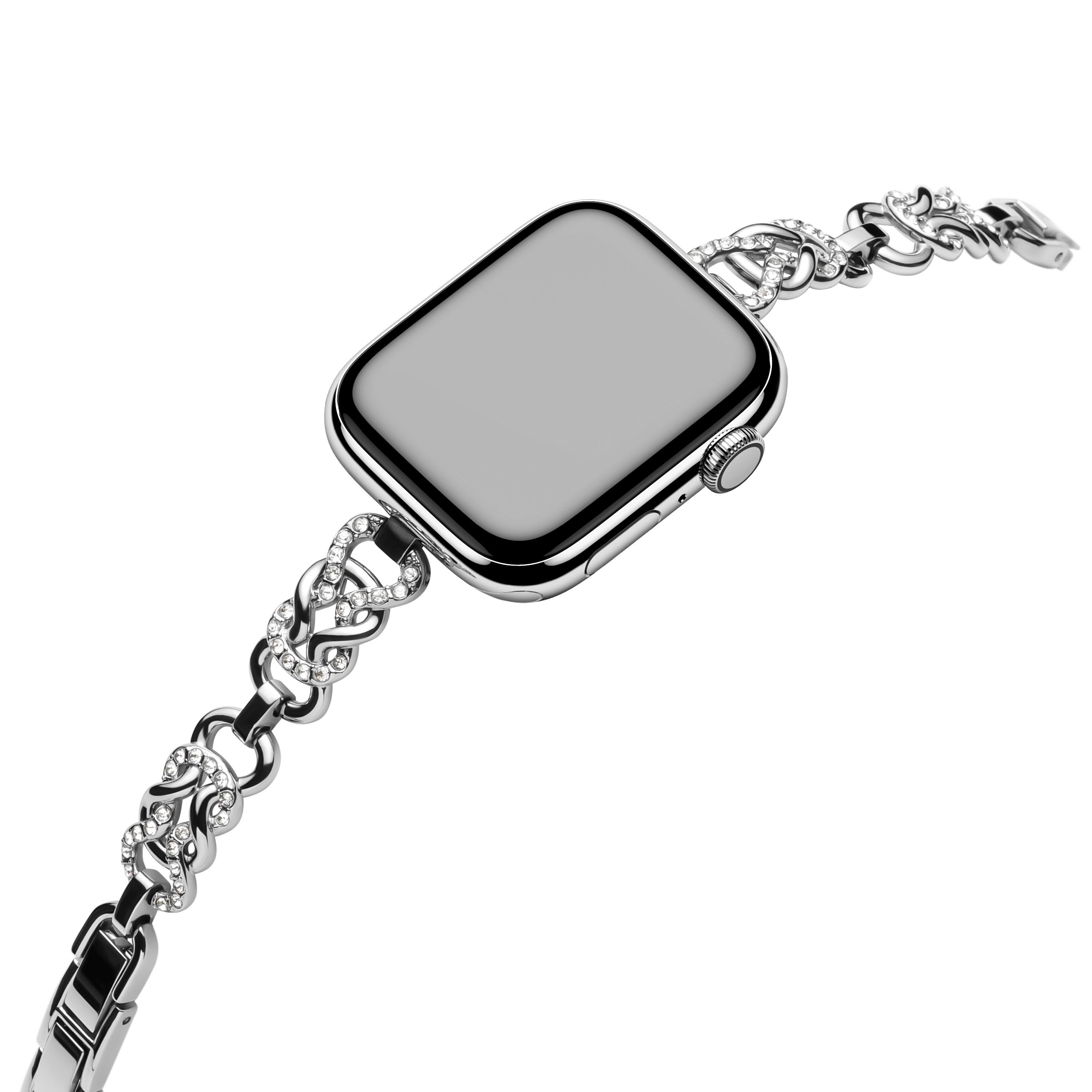 LUXIMAL Sliver Pavé Chain for Apple Watch