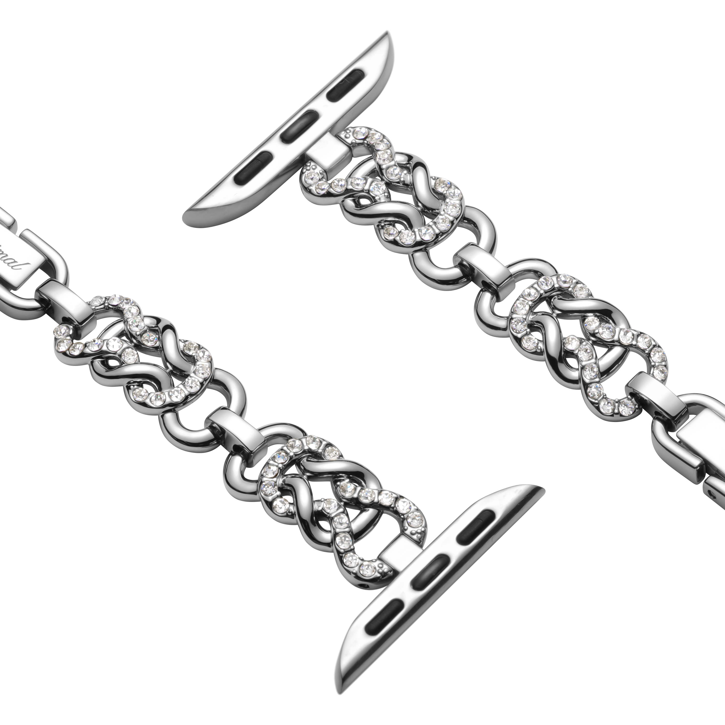 LUXIMAL Sliver Pavé Chain for Apple Watch